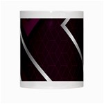 Purple Abstract Background, Luxury Purple Background White Mug Center