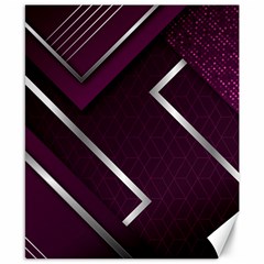 Purple Abstract Background, Luxury Purple Background Canvas 8  X 10  by nateshop