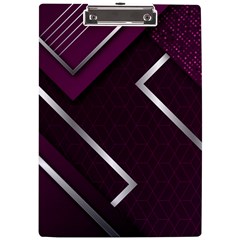 Purple Abstract Background, Luxury Purple Background A4 Acrylic Clipboard by nateshop