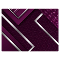 Purple Abstract Background, Luxury Purple Background Two Sides Premium Plush Fleece Blanket (extra Small) by nateshop