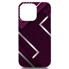 Purple Abstract Background, Luxury Purple Background Iphone 14 Pro Max Black Uv Print Case by nateshop