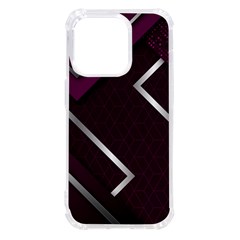 Purple Abstract Background, Luxury Purple Background Iphone 14 Pro Tpu Uv Print Case by nateshop