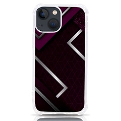 Purple Abstract Background, Luxury Purple Background Iphone 13 Mini Tpu Uv Print Case by nateshop