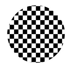 Black White Checker Pattern Checkerboard Mini Round Pill Box (pack Of 3) by Grandong