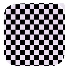 Black White Checker Pattern Checkerboard Stacked Food Storage Container by Grandong