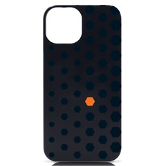 Honeycomb Hexagon Pattern Abstract Iphone 14 Black Uv Print Case by Grandong