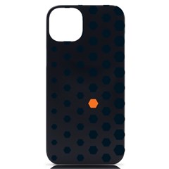 Honeycomb Hexagon Pattern Abstract Iphone 14 Plus Black Uv Print Case by Grandong