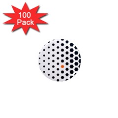 Honeycomb Hexagon Pattern Abstract 1  Mini Magnets (100 Pack)  by Grandong