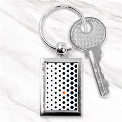 Honeycomb Hexagon Pattern Abstract Key Chain (rectangle)