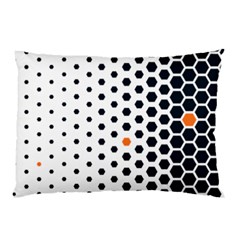 Honeycomb Hexagon Pattern Abstract Pillow Case by Grandong