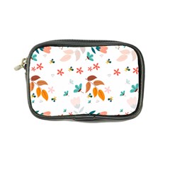 Flowers Leaves Background Floral Coin Purse by Grandong