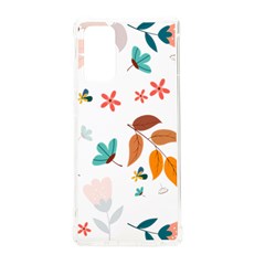 Flowers Leaves Background Floral Samsung Galaxy Note 20 Tpu Uv Case by Grandong