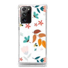 Flowers Leaves Background Floral Samsung Galaxy Note 20 Ultra Tpu Uv Case by Grandong