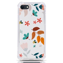 Flowers Leaves Background Floral Iphone Se by Grandong