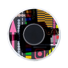 Pattern Geometric Abstract Colorful Arrows Lines Circles Triangles On-the-go Memory Card Reader by Grandong