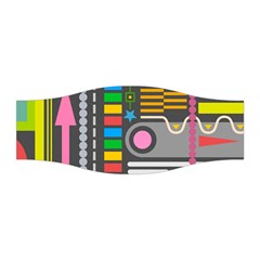 Pattern Geometric Abstract Colorful Arrows Lines Circles Triangles Stretchable Headband by Grandong