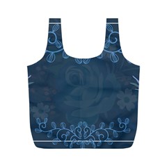 Floral Digital Full Print Recycle Bag (m)