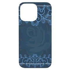 Floral Digital Iphone 14 Pro Max Black Uv Print Case by Grandong