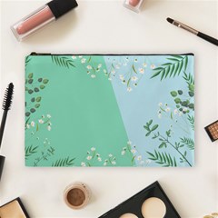 Flower Branch Corolla Wreath Lease Cosmetic Bag (large) by Grandong