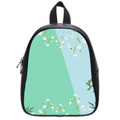 Flower Branch Corolla Wreath Lease School Bag (small) by Grandong