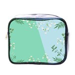 Flower Branch Corolla Wreath Lease Mini Toiletries Bag (One Side) Front