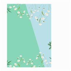 Flower Branch Corolla Wreath Lease Small Garden Flag (two Sides) by Grandong