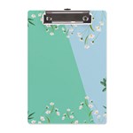 Flower Branch Corolla Wreath Lease A5 Acrylic Clipboard Front