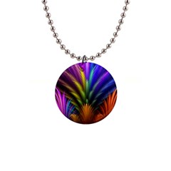 Abstract Colors - , Abstract Colors 1  Button Necklace by nateshop