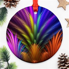 Abstract Colors - , Abstract Colors Round Ornament (two Sides) by nateshop