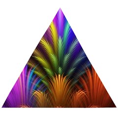 Abstract Colors - , Abstract Colors Wooden Puzzle Triangle by nateshop