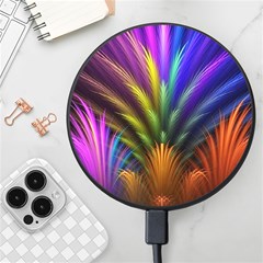 Abstract Colors - , Abstract Colors Wireless Fast Charger(black) by nateshop