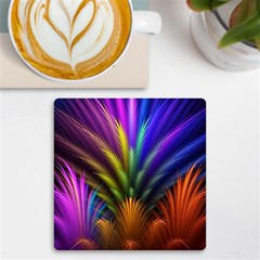 Abstract Colors - , Abstract Colors Uv Print Square Tile Coaster  by nateshop