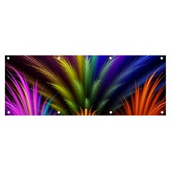 Abstract Colors - , Abstract Colors Banner And Sign 8  X 3  by nateshop