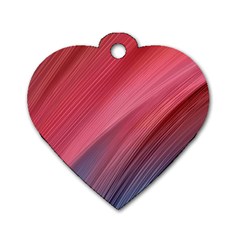 Abstract, Lines Dog Tag Heart (one Side) by nateshop