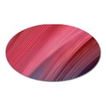 Abstract, Lines Oval Magnet Front