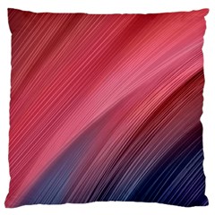 Abstract, Lines Large Premium Plush Fleece Cushion Case (one Side) by nateshop