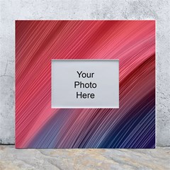 Abstract, Lines White Wall Photo Frame 5  X 7  by nateshop