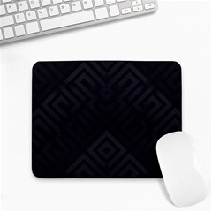 Black Pattern, Black, Pattern Small Mousepad by nateshop