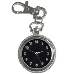 Black Pattern, Black, Pattern Key Chain Watches by nateshop