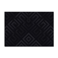 Black Pattern, Black, Pattern Sticker A4 (100 Pack) by nateshop