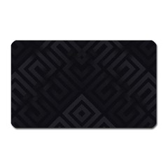 Black Pattern, Black, Pattern Magnet (rectangular)