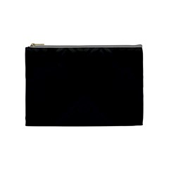 Black Pattern, Black, Pattern Cosmetic Bag (medium) by nateshop