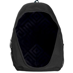 Black Pattern, Black, Pattern Backpack Bag by nateshop