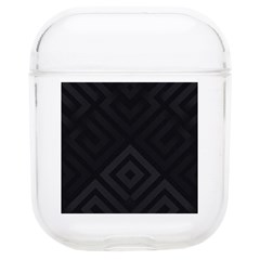 Black Pattern, Black, Pattern Soft Tpu Airpods 1/2 Case by nateshop