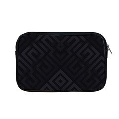 Black Pattern, Black, Pattern Apple Macbook Pro 13  Zipper Case by nateshop