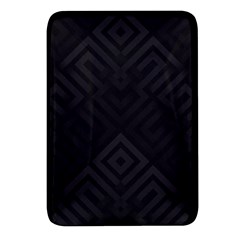 Black Pattern, Black, Pattern Rectangular Glass Fridge Magnet (4 Pack) by nateshop