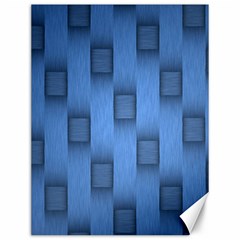 Blue Pattern Texture Canvas 12  X 16  by nateshop