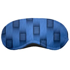 Blue Pattern Texture Sleep Mask by nateshop