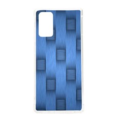 Blue Pattern Texture Samsung Galaxy Note 20 Tpu Uv Case by nateshop