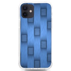 Blue Pattern Texture Iphone 12/12 Pro Tpu Uv Print Case by nateshop